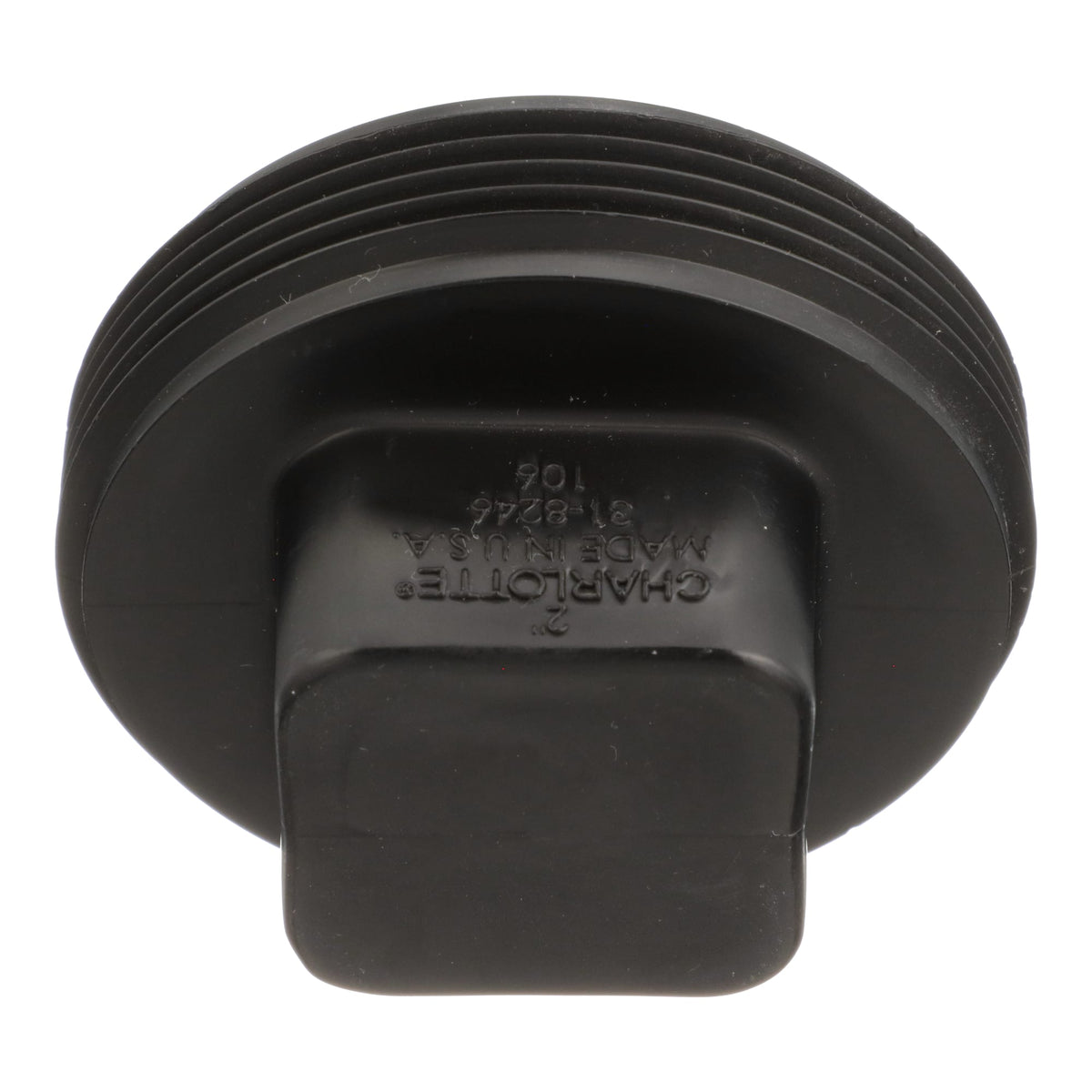 Charlotte Pipe 2" ABS DWV Cleanout Plug - MPT