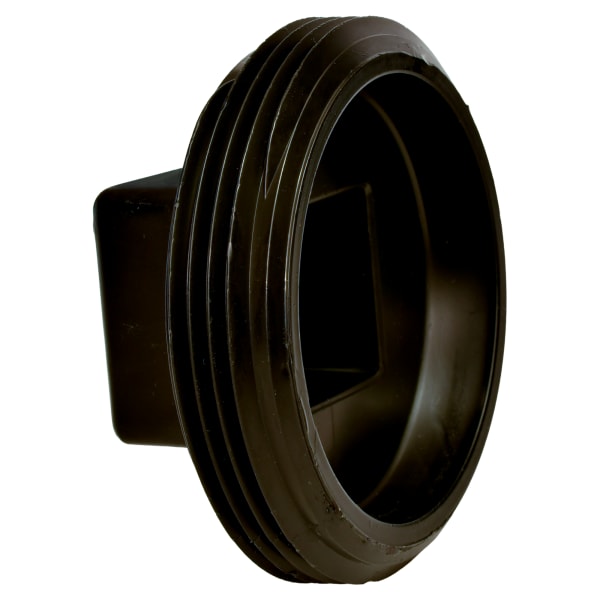 3" ABS DWV Cleanout Plug - MPT