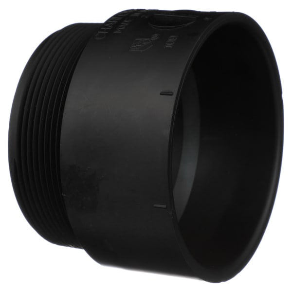 4" ABS DWV Male Adapter - H x MPT