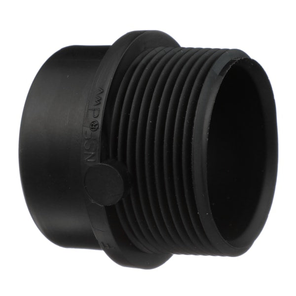 1-1/2" ABS DWV Fitting Male Adapter - Spigot x MPT