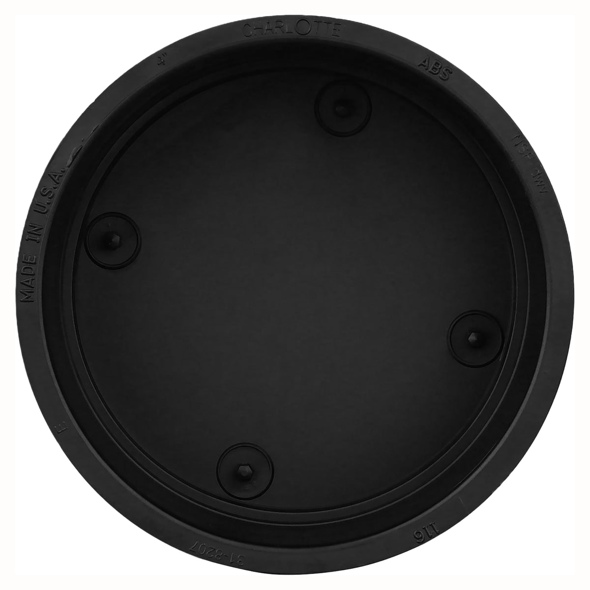 Charlotte Pipe 4" ABS DWV Cap - Socket