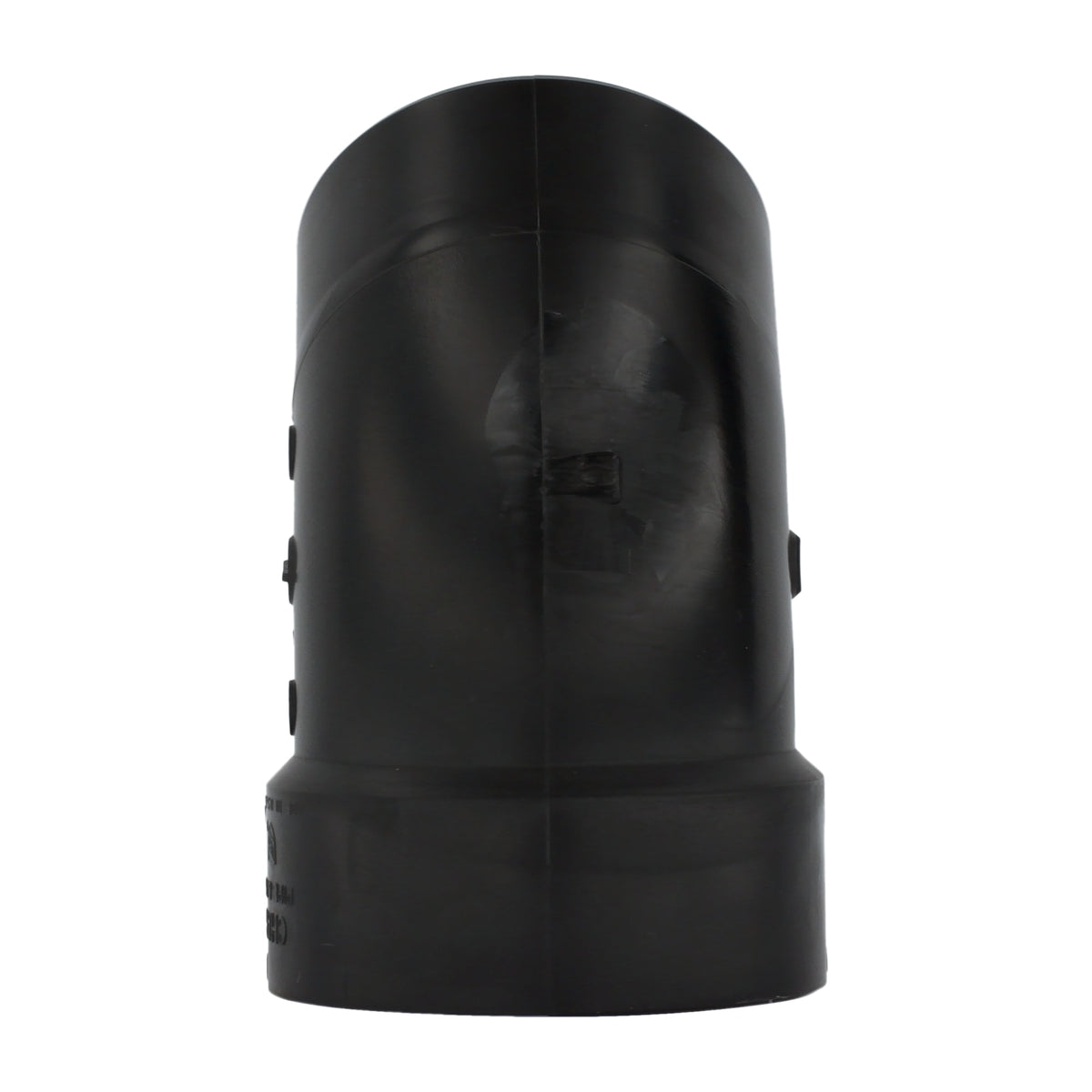 Charlotte Pipe 6" ABS DWV 45° Street Elbow - H x Spigot
