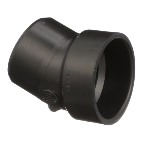 1-1/2" ABS DWV 22-1/2° Street Elbow - H x Spigot