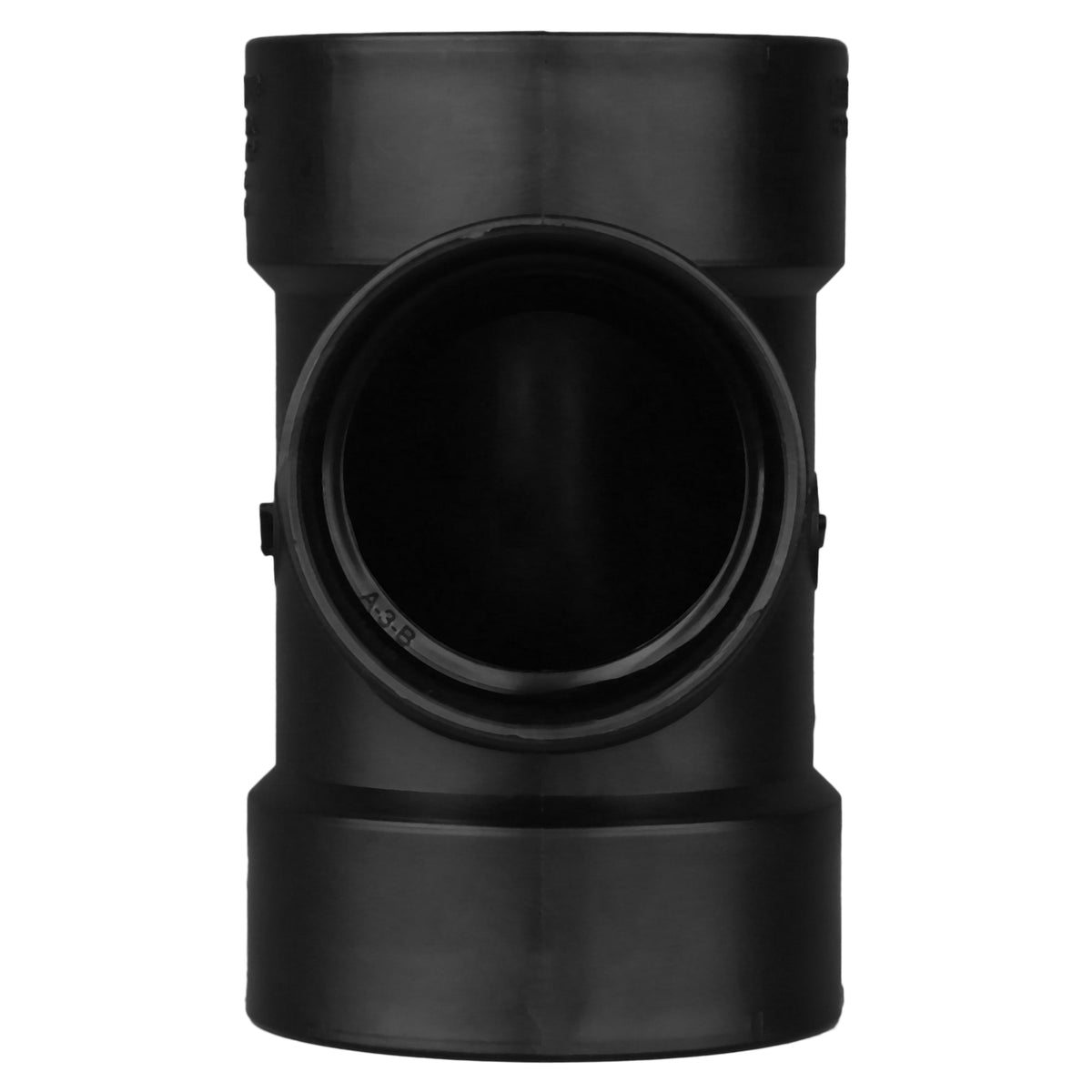 Charlotte Pipe 6" x 6" x 4" ABS DWV Sanitary Tee - All H