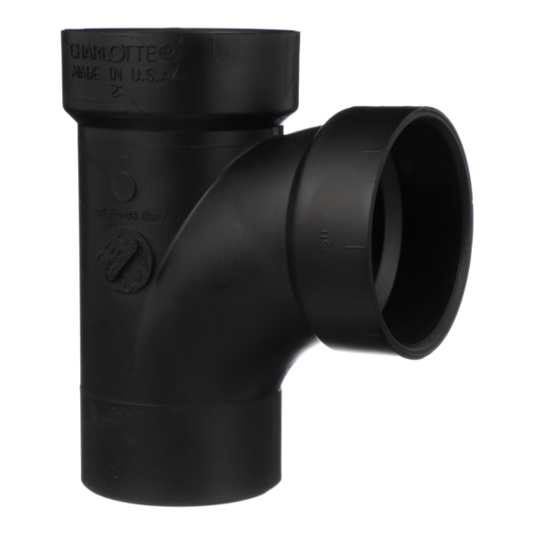 2" ABS DWV Street Sanitary Tee - Spigot x H x H