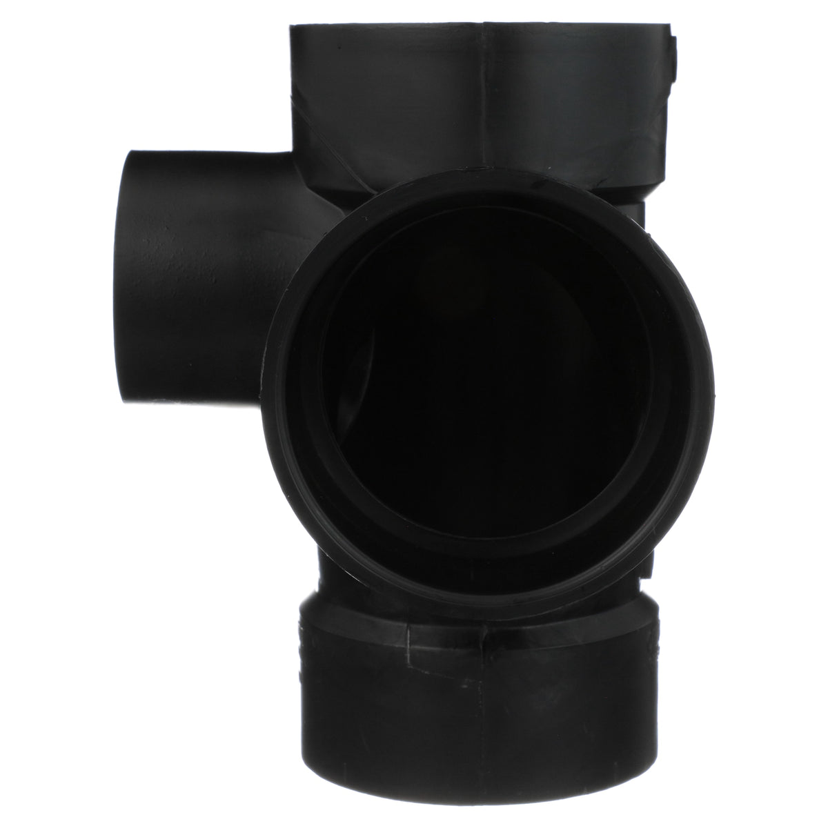 Charlotte Pipe 3" x 3" x 3" x 2" ABS DWV Sanitary Tee with Left Side Inlet - All H