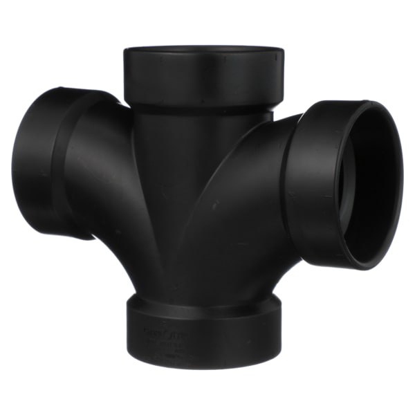 2" ABS DWV Double Sanitary Tee - All H