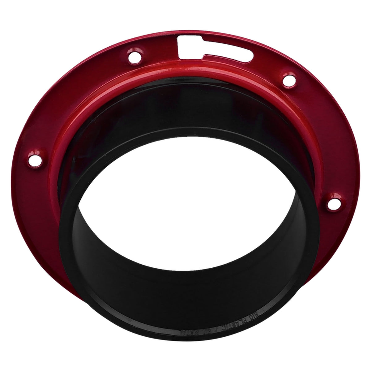Charlotte Pipe 4" x 4" ABS DWV Closet Flange with Metal Ring - Closet x H