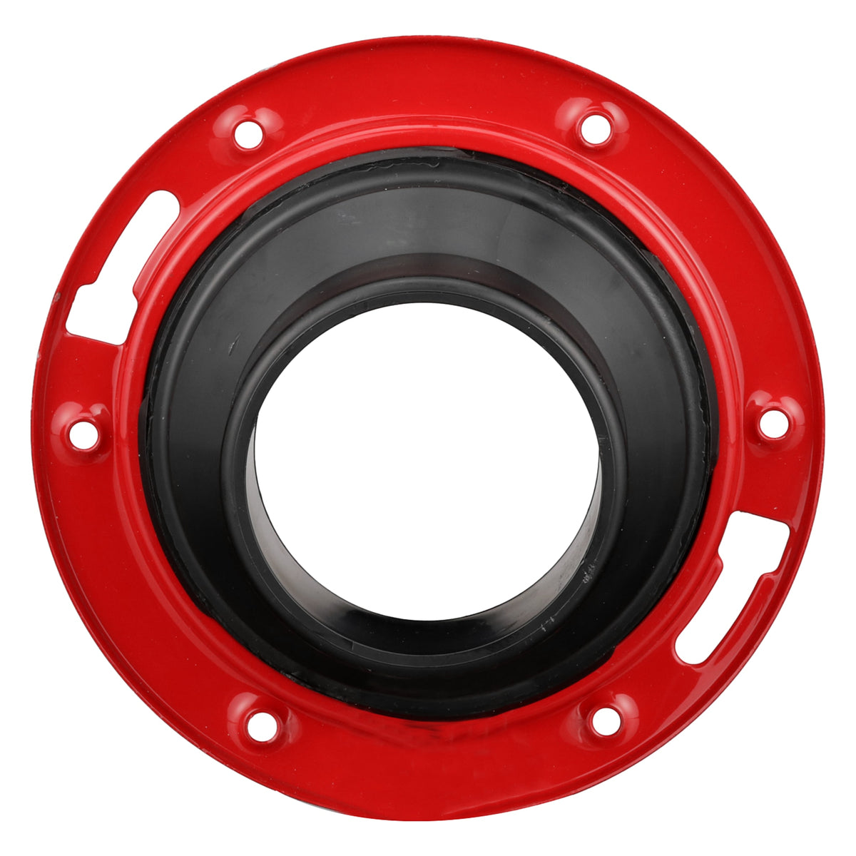 Charlotte Pipe 4" x 3" ABS DWV Spigot Closet Flange with Metal Ring - Closet x Spigot