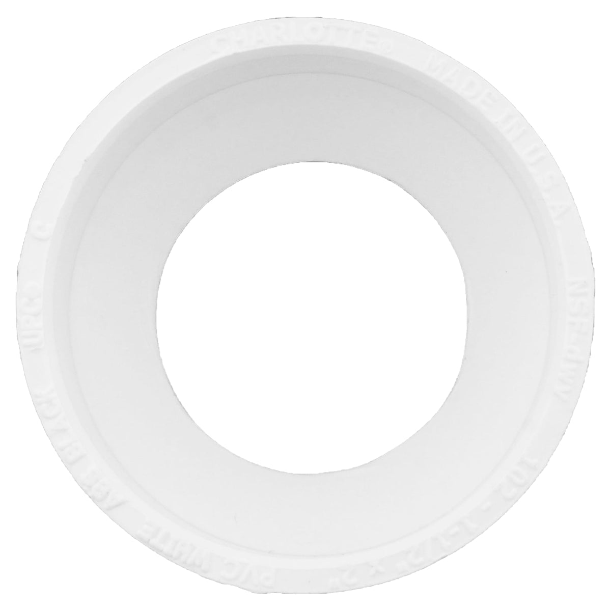 Charlotte Pipe 2" x 1-1/2" PVC DWV Reducing Coupling - H x H