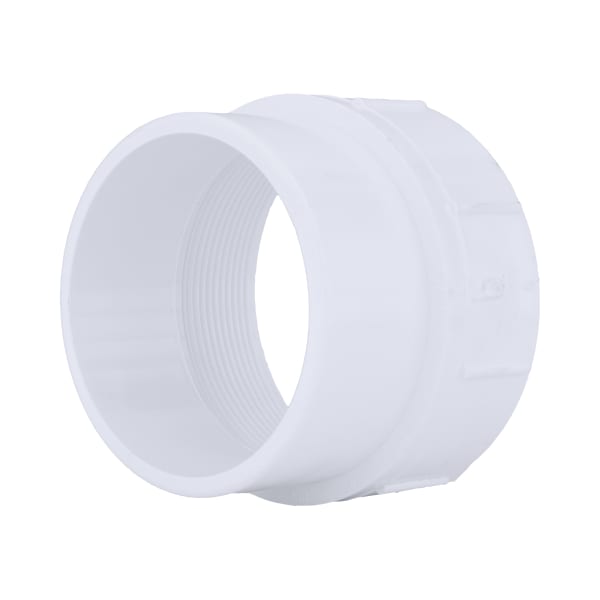 4" PVC DWV Fitting Female Adapter (Cleanout Adapter less Plug) - Spigot x FPT