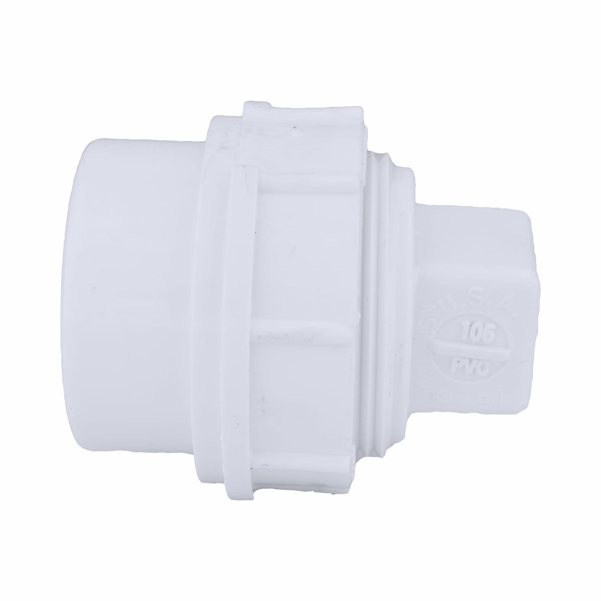 Charlotte Pipe 1-1/2" PVC DWV Cleanout Adapter with Plug - Spigot x FPT