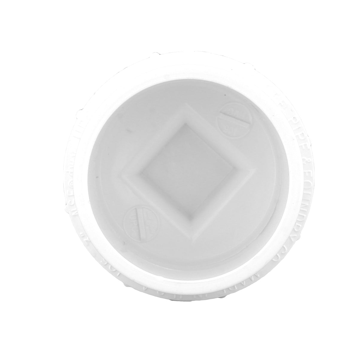 Charlotte Pipe 3" PVC DWV Cleanout Adapter with Plug - Spigot x FPT