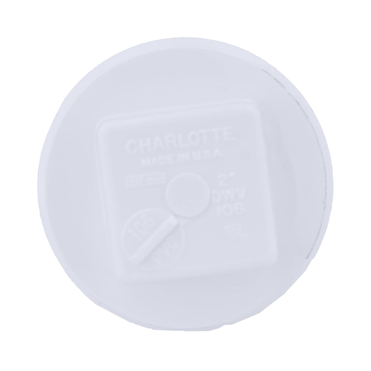 Charlotte Pipe 2" PVC DWV Cleanout Plug - MPT