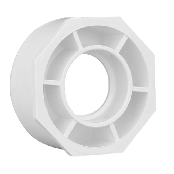 4" x 2" PVC DWV Flush Bushing - Spigot x H