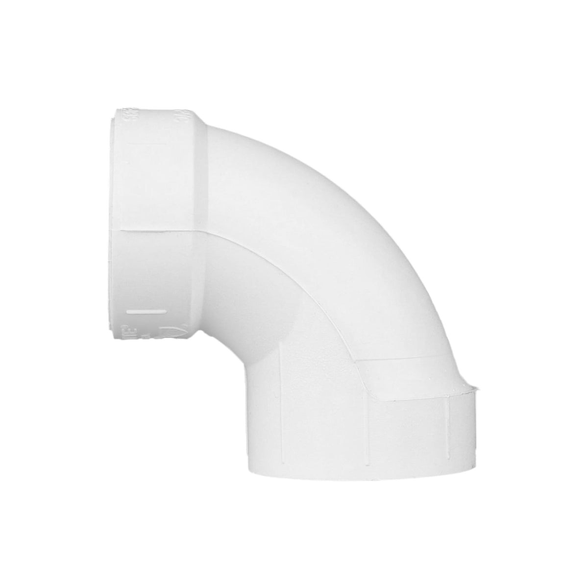 Charlotte Pipe 1-1/2" PVC DWV 90° Elbow - H x H