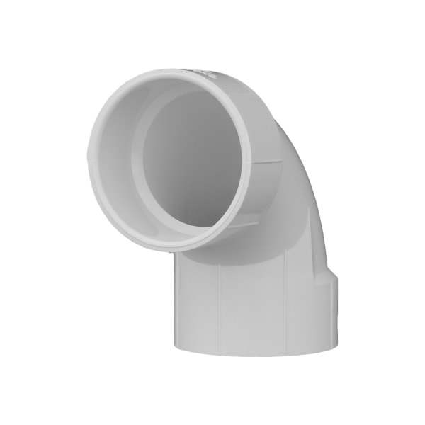 3" PVC DWV 90° Elbow - H x H