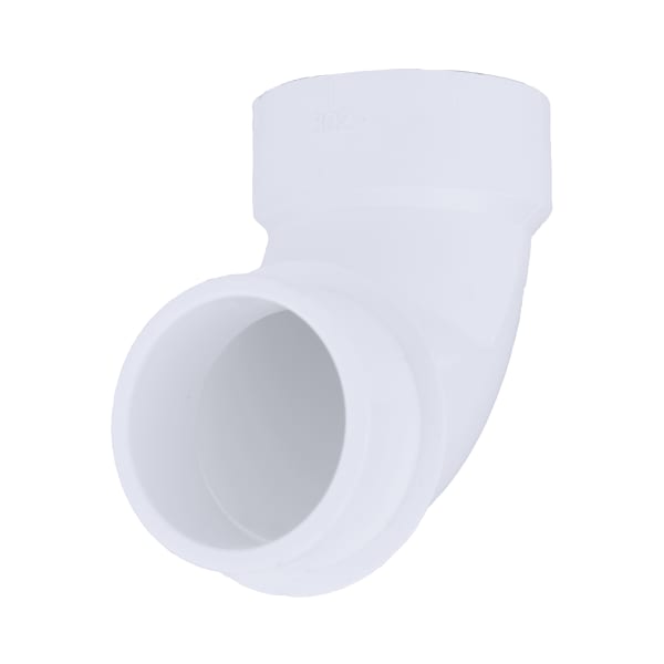 1-1/2" PVC DWV 90° Street Elbow - H x Spigot