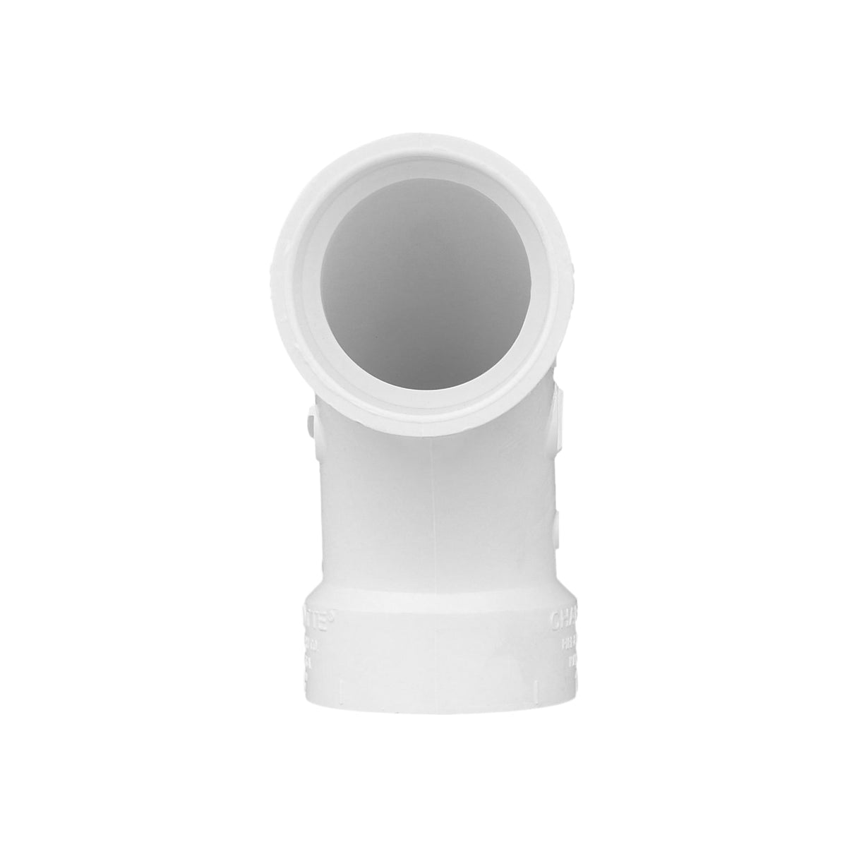 Charlotte Pipe 1-1/2" PVC DWV 90° Long Turn Elbow - H x H
