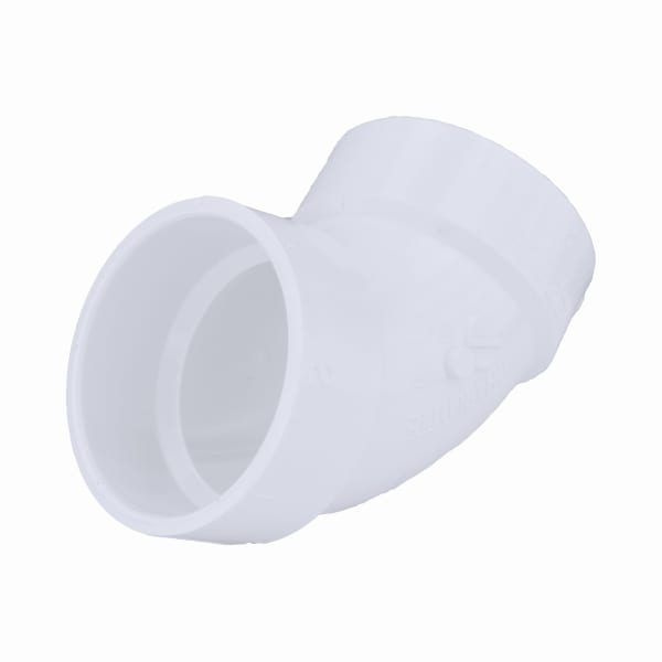 2" PVC DWV 60° Elbow - H x H