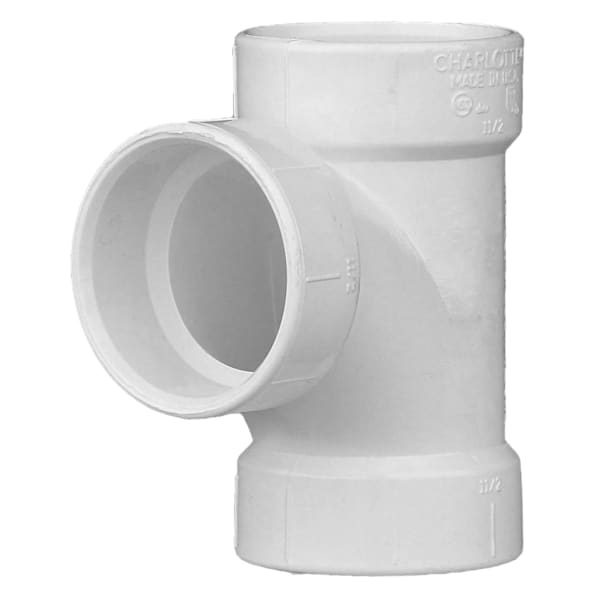 1-1/2" PVC DWV Sanitary Tee - All H