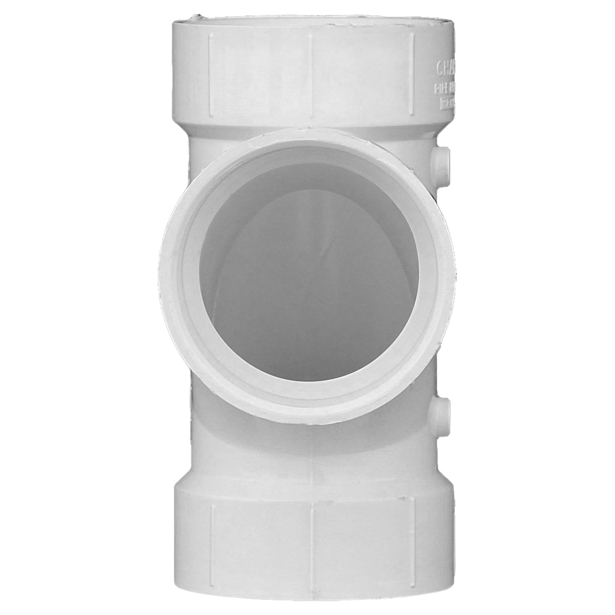 Charlotte Pipe 2" PVC DWV Sanitary Tee - All H