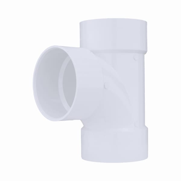 6" PVC DWV Sanitary Tee - All H