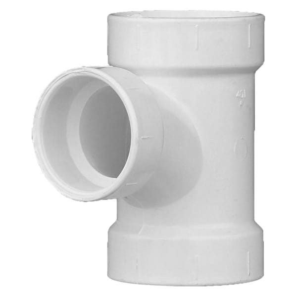2" x 2" x 1-1/2" PVC DWV Sanitary Tee - All H