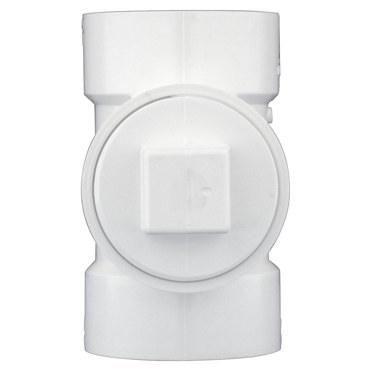 Charlotte Pipe 3" PVC DWV Test or Cleanout Tee with Plug - H x H x FPT