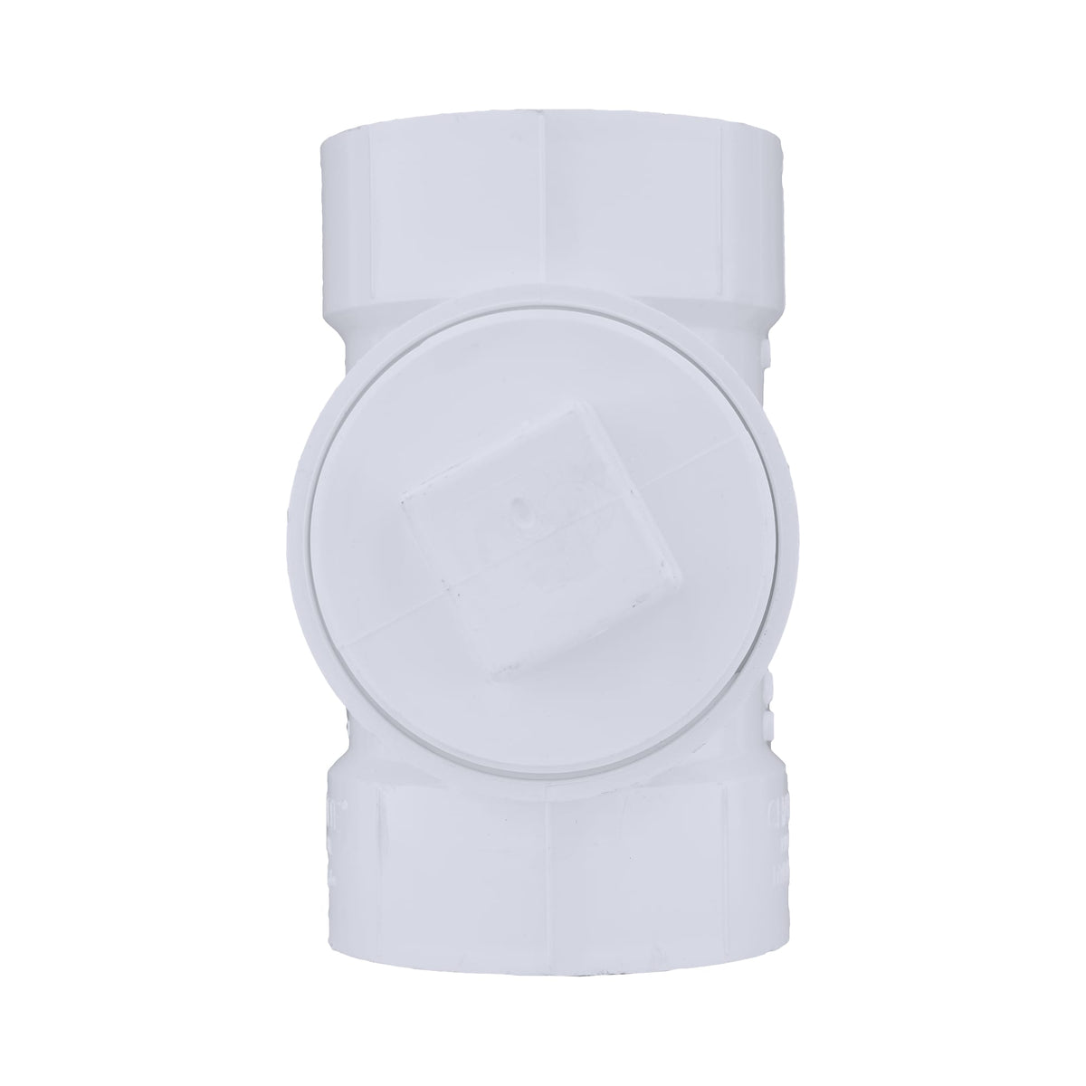 Charlotte Pipe 4" PVC DWV Test or Cleanout Tee with Plug - H x H x FPT
