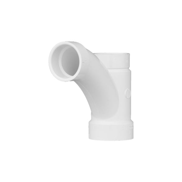 2" x 1-1/2" x 1-1/2" PVC DWV Combination Tee Wye - All H