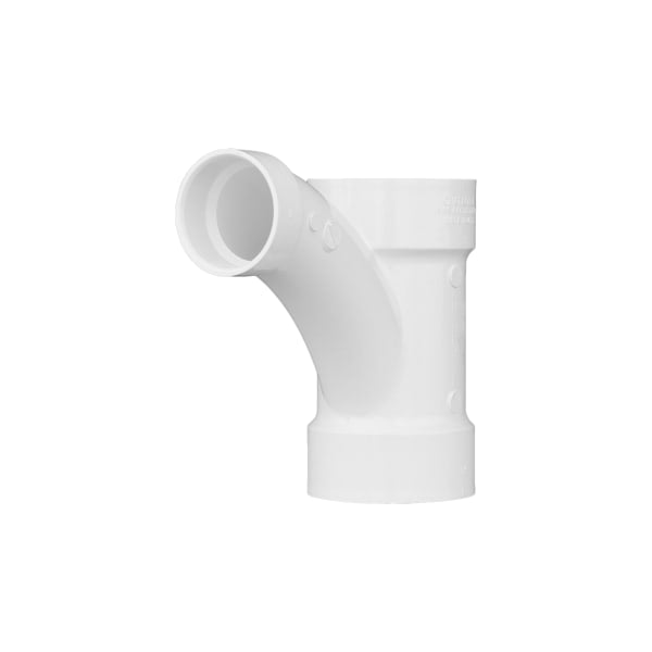 3" x 3" x 2" PVC DWV Combination Tee Wye - All H