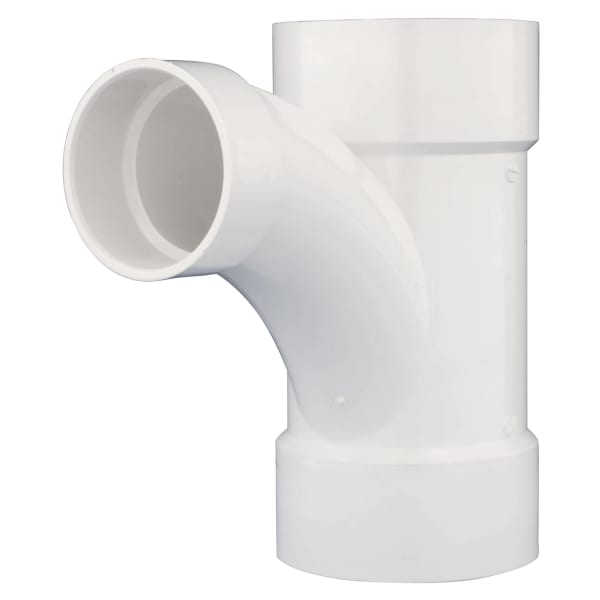 6" x 6" x 4" PVC DWV Combination Tee Wye - All H