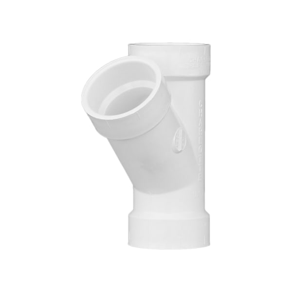 1-1/2" PVC DWV Wye - All H