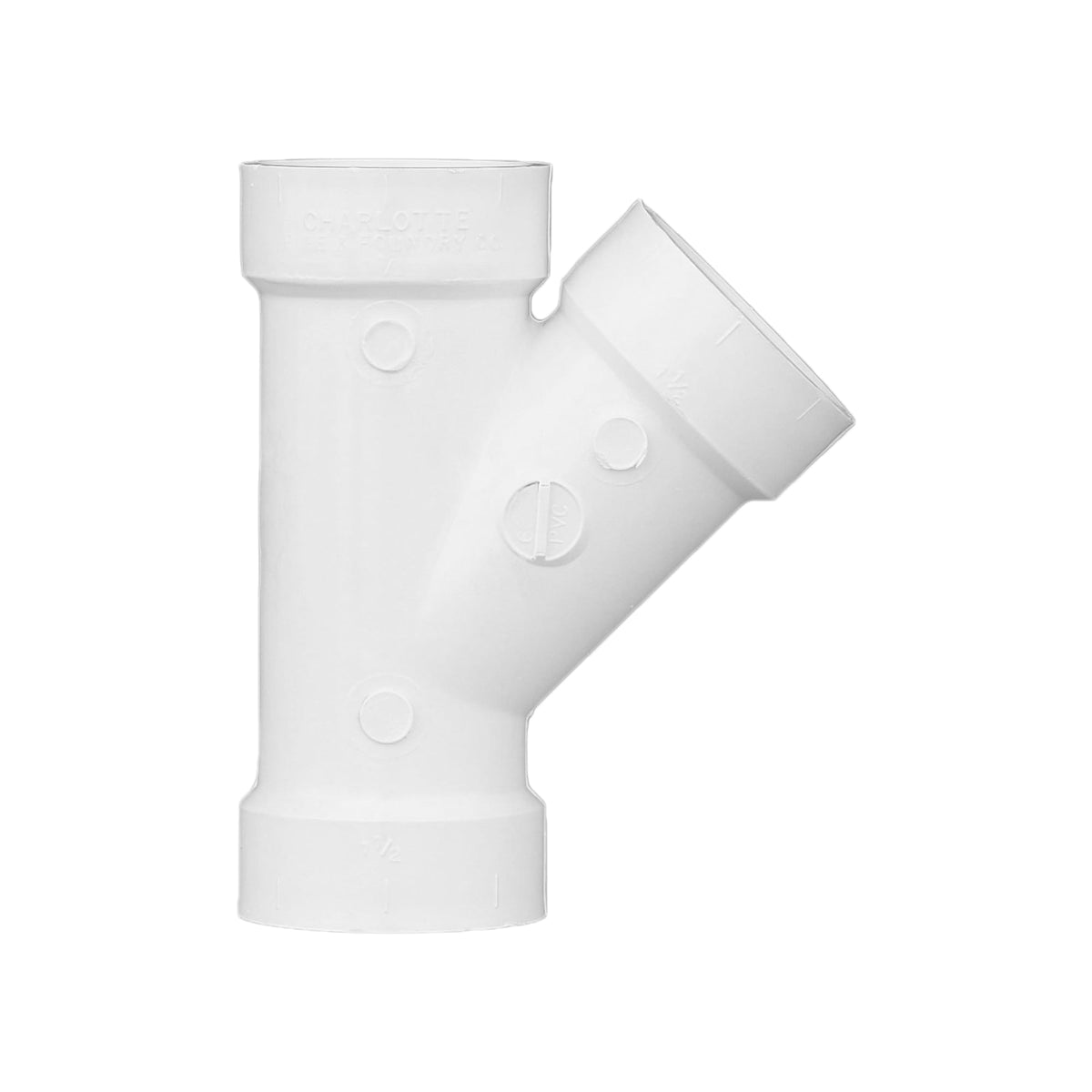 Charlotte Pipe 1-1/2" PVC DWV Wye - All H