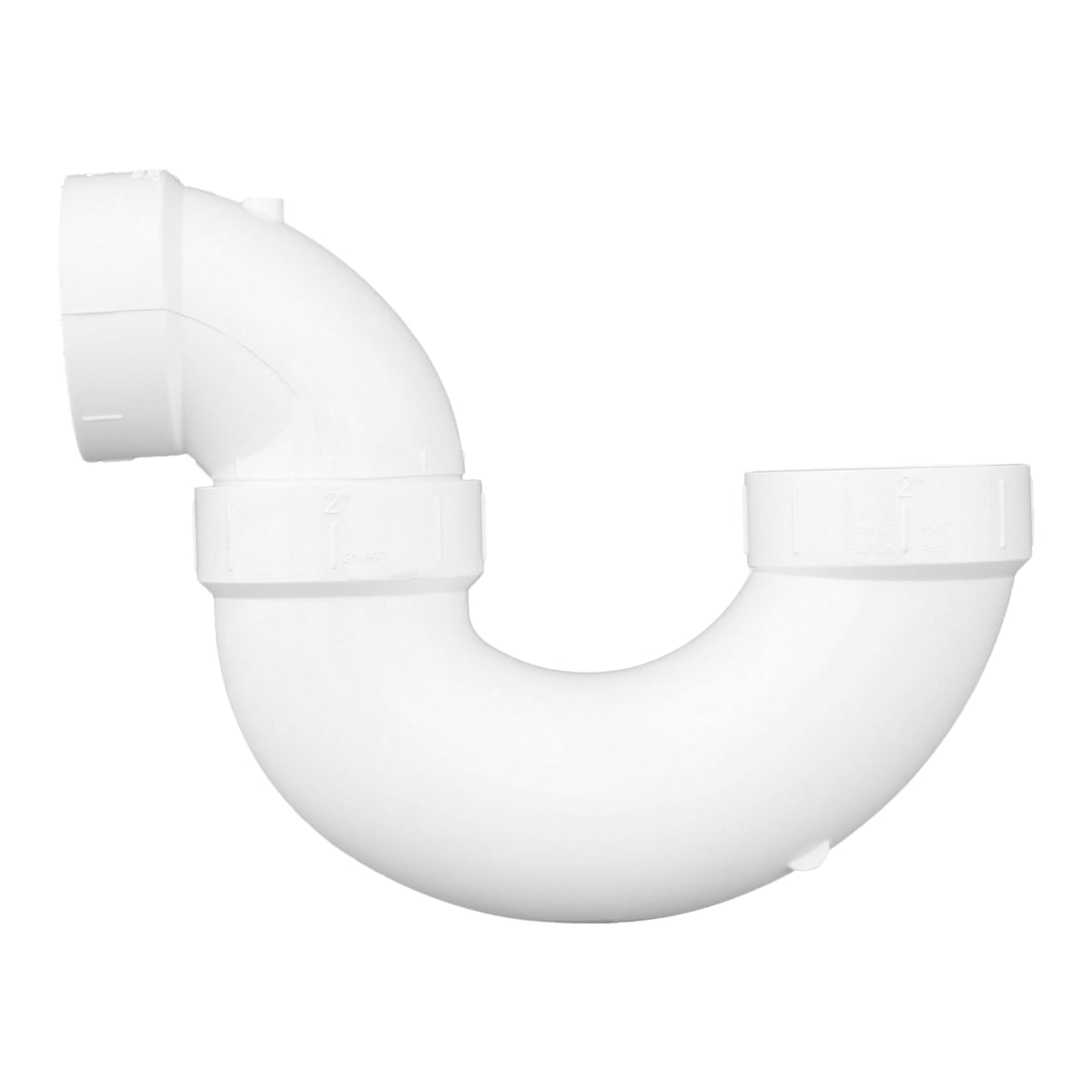Charlotte Pipe 2" PVC DWV P-Trap Solvent Weld - H x H