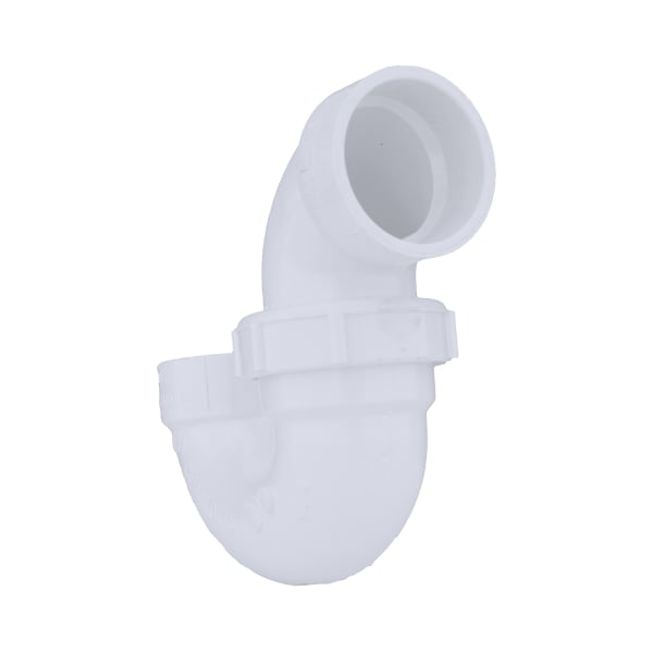 1-1/2" PVC DWV P-Trap with Union Joint - H x H