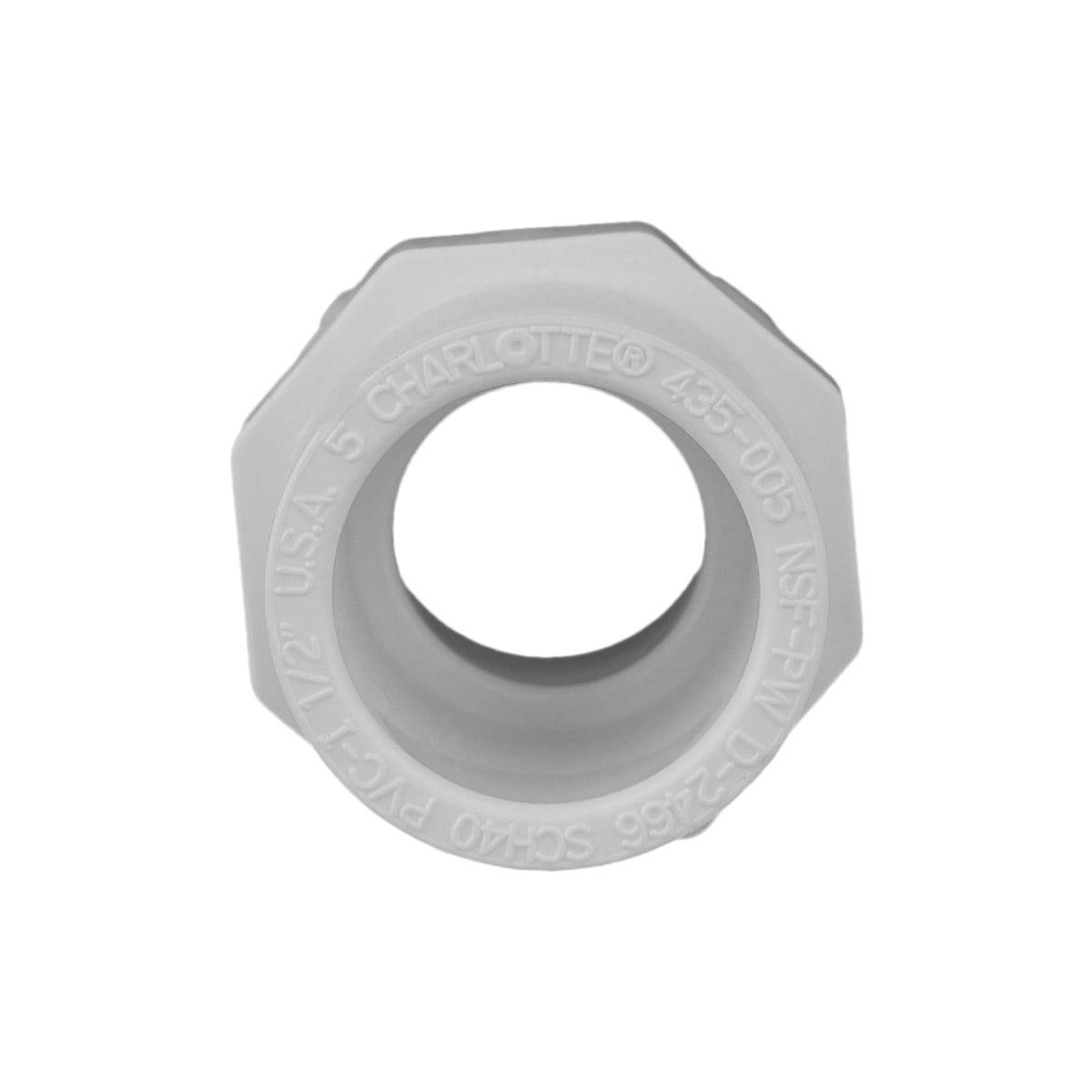 Charlotte Pipe 1/2" PVC SCH40 Female Adapter - Socket x FPT