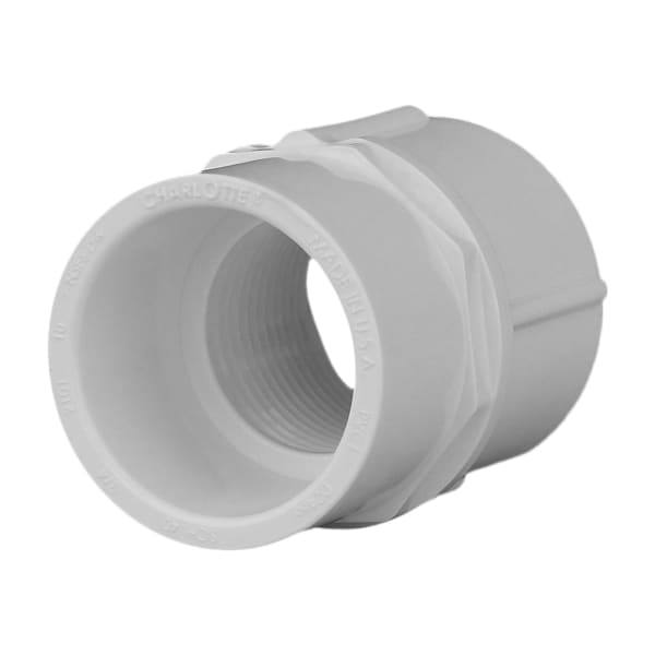 3/4" PVC SCH40 Female Adapter - Socket x FPT