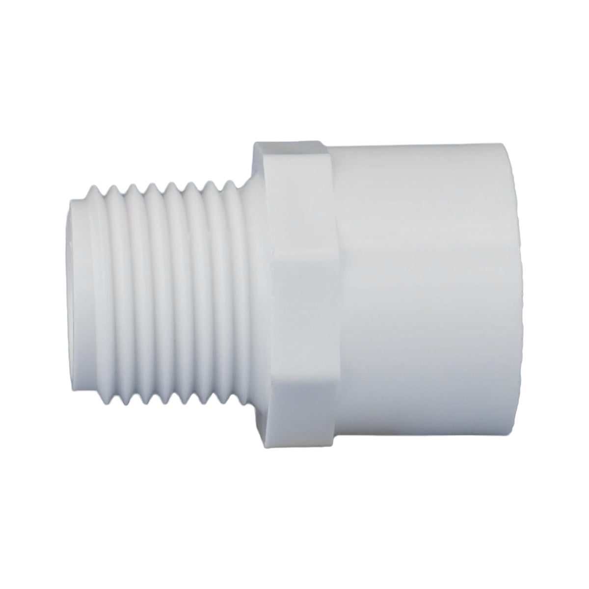 Charlotte Pipe 1/2" PVC SCH40 Male Adapter - Socket x MPT