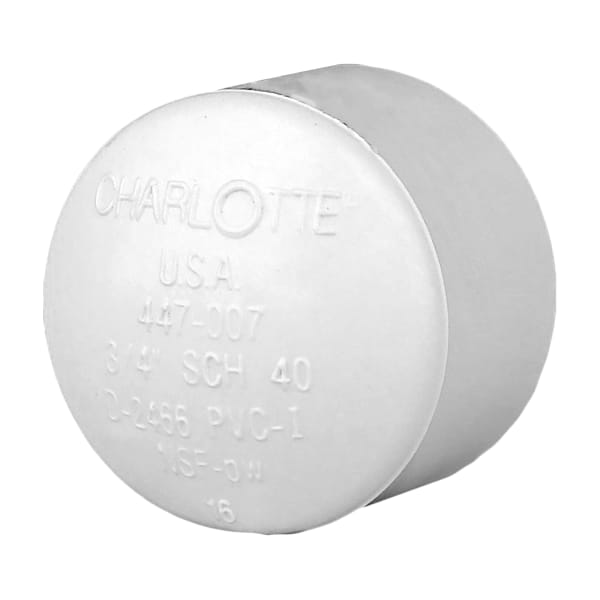 3/4" PVC SCH40 Cap - Socket