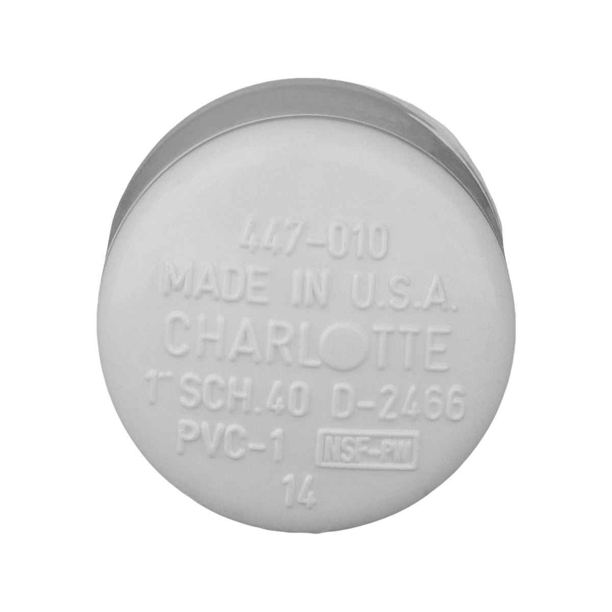 Charlotte Pipe 1" PVC SCH40 Cap - Socket