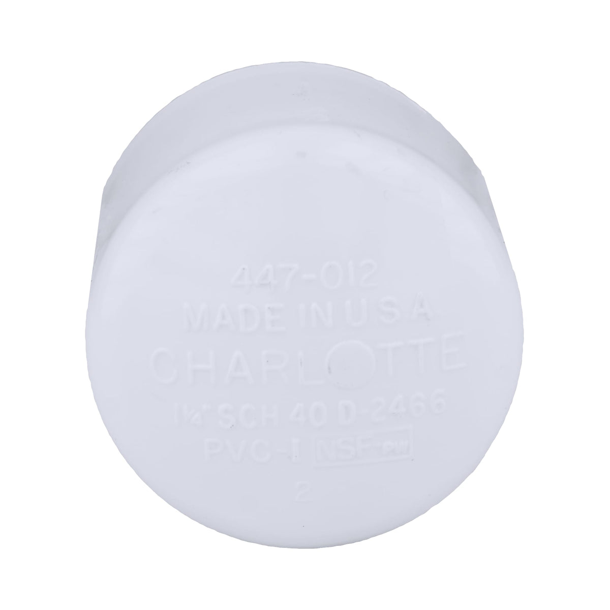 Charlotte Pipe 1-1/4" PVC SCH40 Cap - Socket