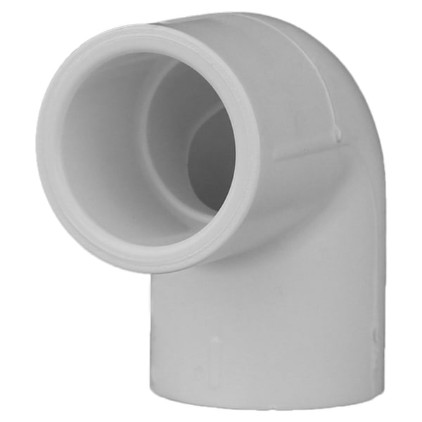 1/2" PVC SCH40 90° Elbow - Socket x Socket