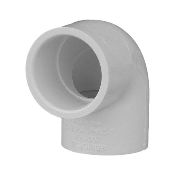 3/4" PVC SCH40 90° Elbow - Socket x Socket