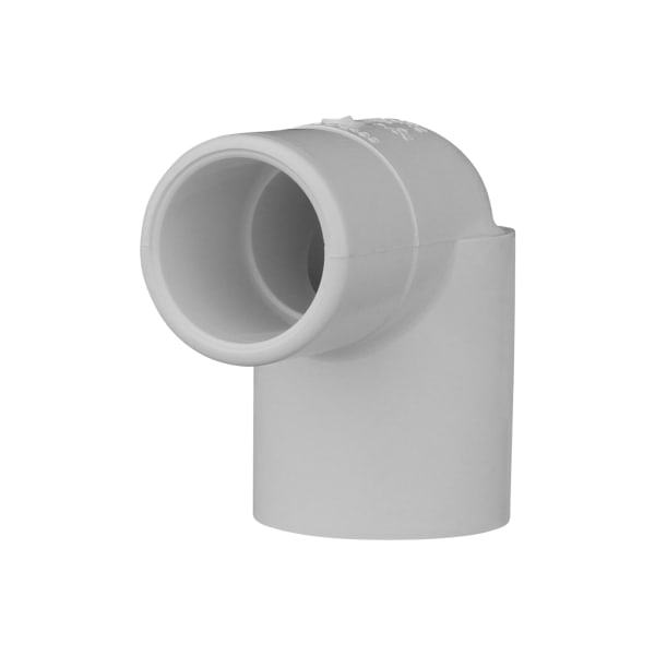 1" PVC SCH40 90° Street Elbow - Socket x Spigot