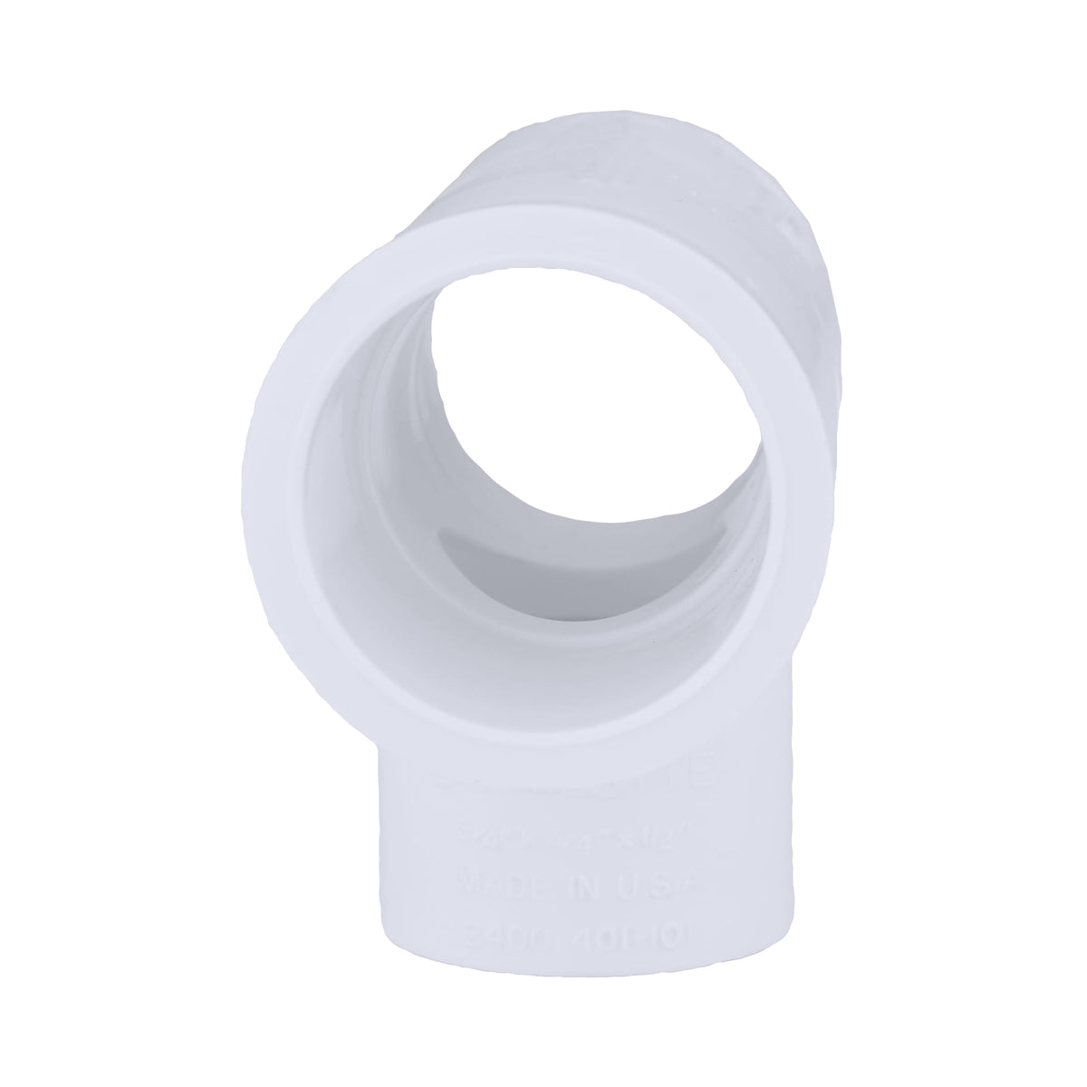 Charlotte Pipe 3/4" x 3/4" x 1/2" PVC SCH40 Tee - All Socket