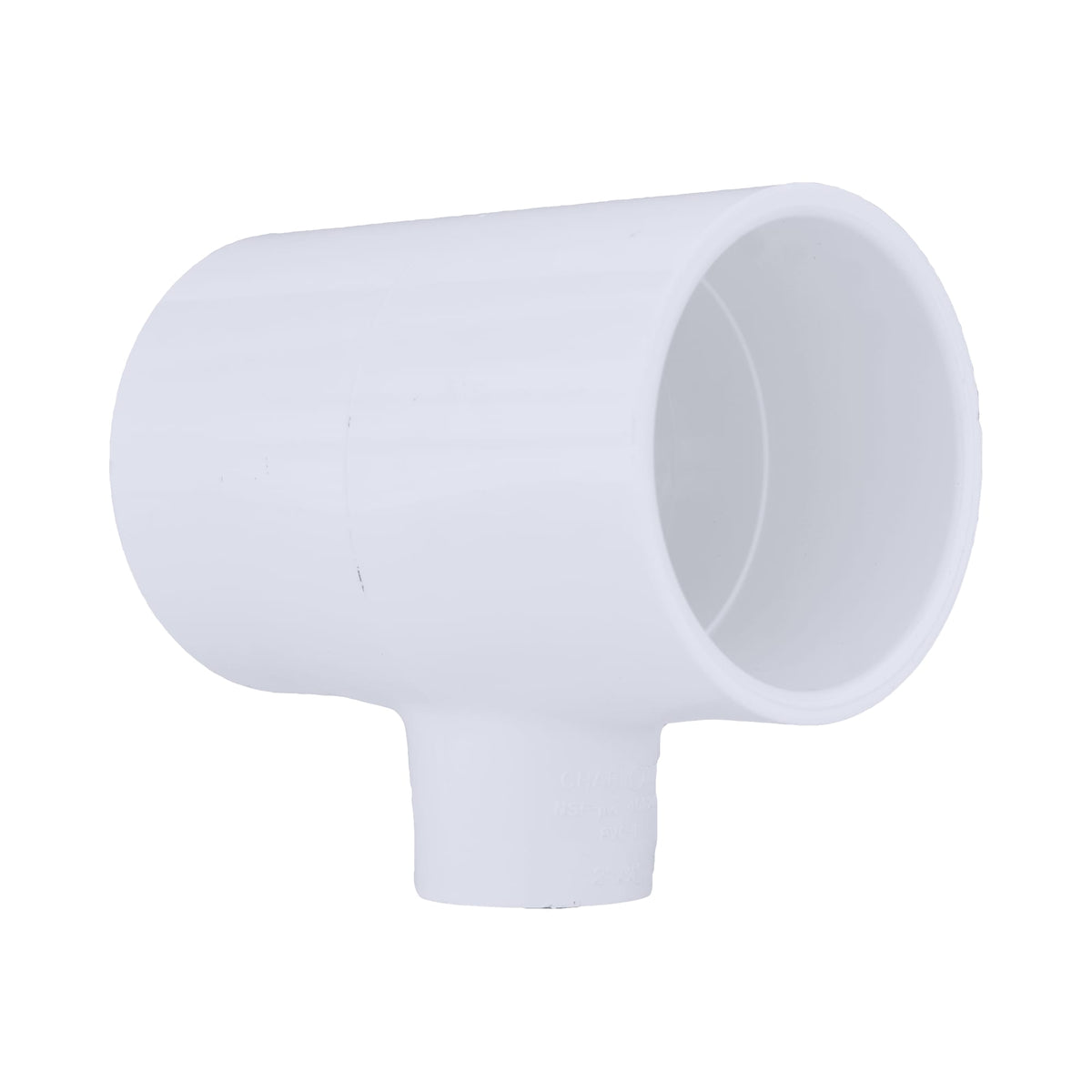 Charlotte Pipe PVC-02400-6300 2" x 2" x 3/4" PVC SCH40 Tee - All Socket