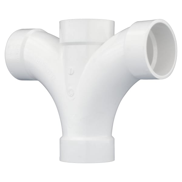 3" PVC DWV Double Fixture Fitting - All H