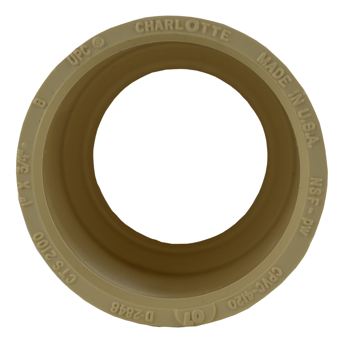 Charlotte Pipe 1" x 3/4" - CPVC Coupling - Slip x Slip